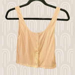 H&M basic pale pink tank top